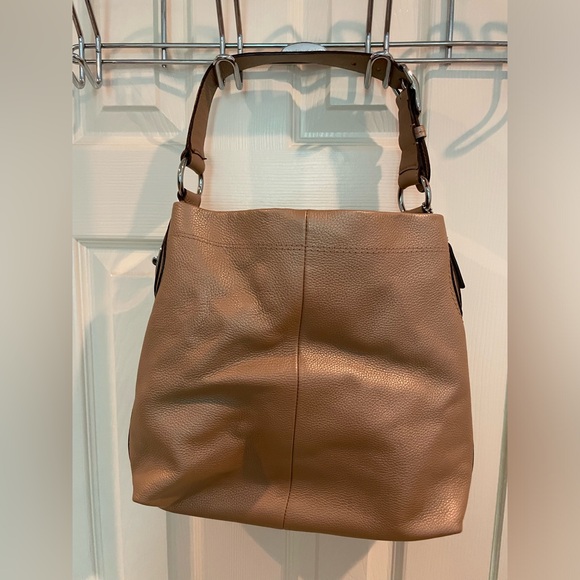 Coach Dune Penelope Leather Shoulder Bag - Picture 1 of 10